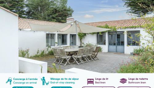 Les Joublanchas : Maison familiale mer et campagne pour 16 - Foto 2