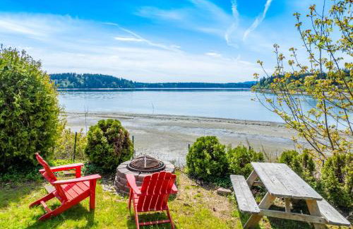 Shelton Waterfront hot tub fire pit beach garden - Foto 3
