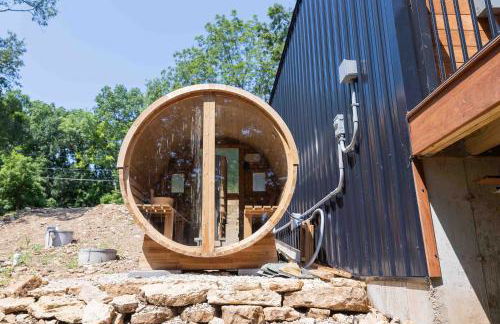 Aframe River Retreat, Sauna, Hot Tub, Workspace, New Build! - Foto 13