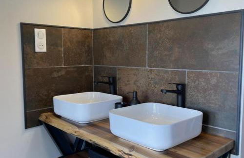 Gîte contemporain chaleureux pour 4 avec piscine partagée - FR-1-489-444 - Foto 10