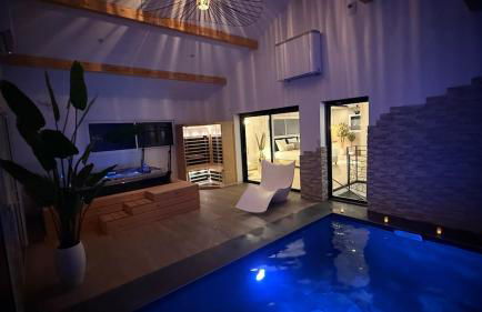 Maison privative avec piscine intérieure, spa, sauna, cinéma et billard - Foto 4