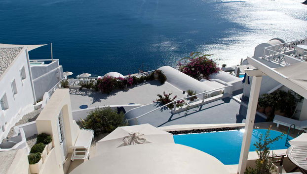 Vistas desde Santorini