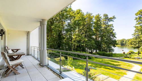 Ferienwohnung Renate in der Villa Seeblick - Foto 4, sunbed, Garden view