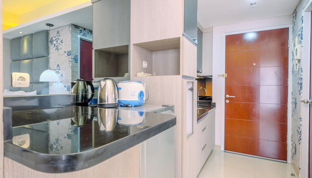 Best Homey Studio At Taman Melati Margonda Apartment - Foto 5, Cocina privada