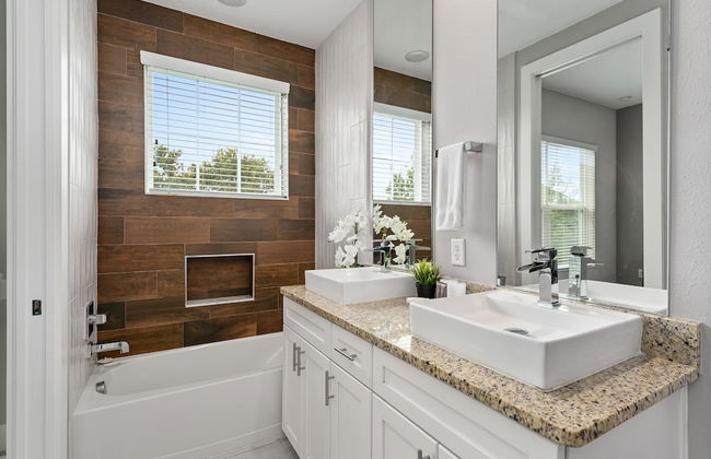 4 BR 4 BA Villa 5min Disneyworld 1804ft Gym - Foto 58