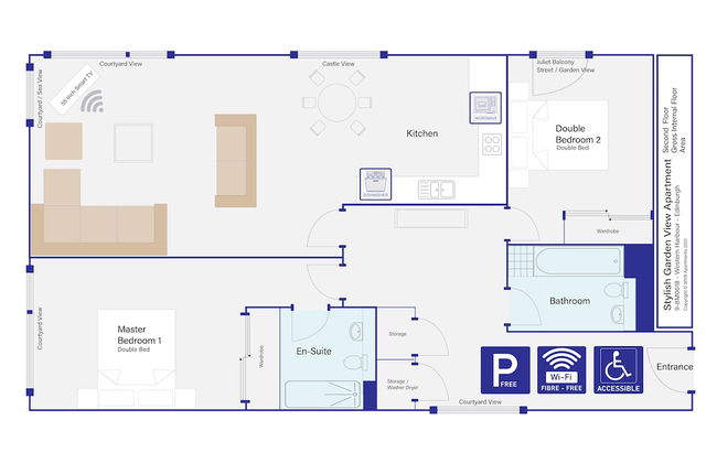 Stylish Garden View Apartment - Foto 9