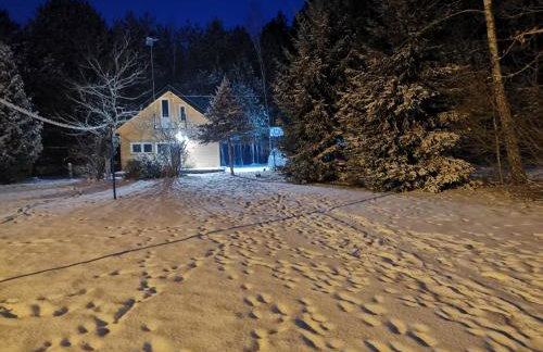 Domek w lesie nad stawem Sauna Balia Podlasie - Foto 12