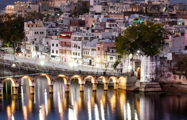 Udaipur by Night Walking Tour - Photo 1