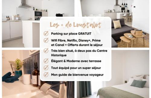Loustalot - Appartement lumineux 3 chambres - Parking Gratuit - Foto 27
