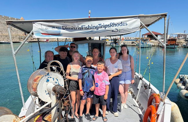 Battuta di pesca a Rodi con barbecue e nuoto - Foto 38