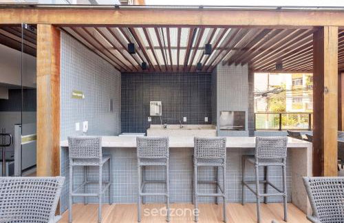 Aptos completos com lazer a poucos minutos da praia HFOs - Foto 5