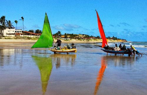 Cabanas Caraúbas - frente para o mar, ar & Tv - Foto 68