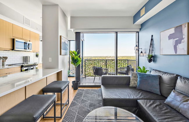 High-rise Apt Raleigh Free Parking Sunset View 2 - Foto 5