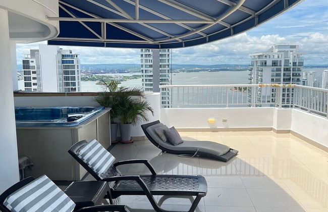 Palmetto Penthouse Deluxe Beautiful View and Sunset Floor 39 - Foto 28