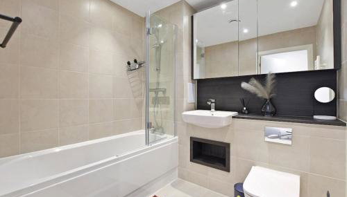 Mill Hill 2 Bed Apartment - Foto 5, towels, Shower