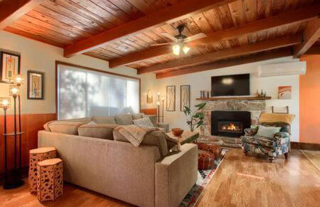 Orange Door Electric Fireplace bbq - Photo 4