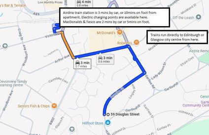 Douglas Apartment - Trains to Edin & Glasgow - Private Parking - Photo 13