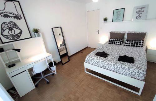 Standing, 3 chambres, clim et garage priv proche Panier et Terrasses Port - Foto 6