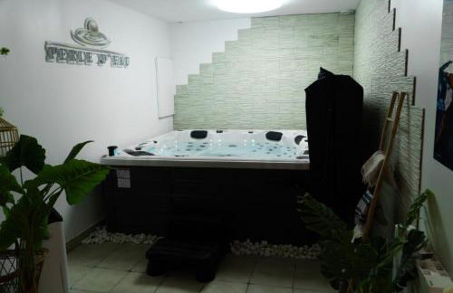 Perle d'eau-Love Room-Jacuzzi-Sauna-Proche Montbéliard et Belfort - Foto 13