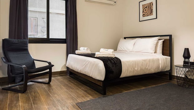 The Gorgeous Graphite 2bdr 5min to CAI Airport - Foto 3, Habitación