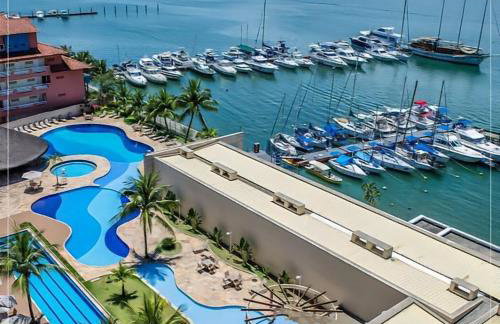 Apart 329 Porto Marina Mont Blanc Refúgio aconchegante em Mangaratiba, dentro do Hotel - Foto 10