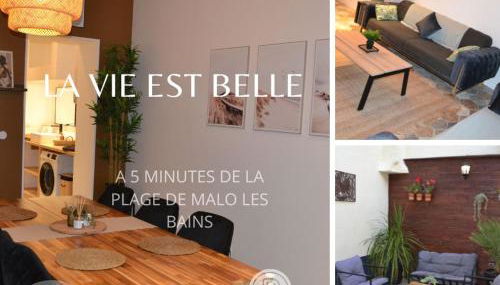 La Vie Est Belle climatisé à 5 min de la plage - Foto 2