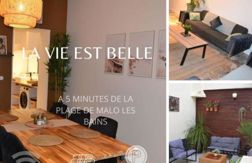 La Vie Est Belle climatisé à 5 min de la plage - Foto 2