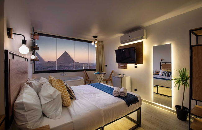 Jacuzzi Studio @ The Pyramids Free Airport Pickup - Foto 7