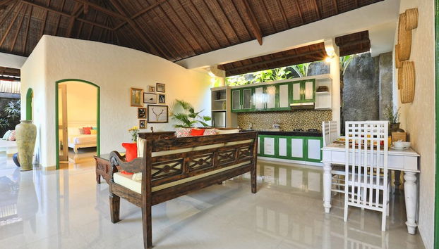 Zona de estar del vestíbulo