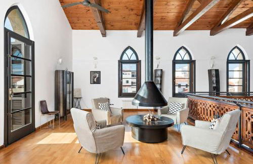 Sa Capella : Ancienne chapelle rénovée avec piscine - Foto 26