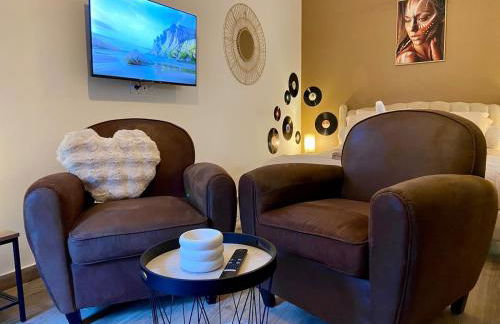 Studio Cosy dans les granges d un château accès spa - Foto 22