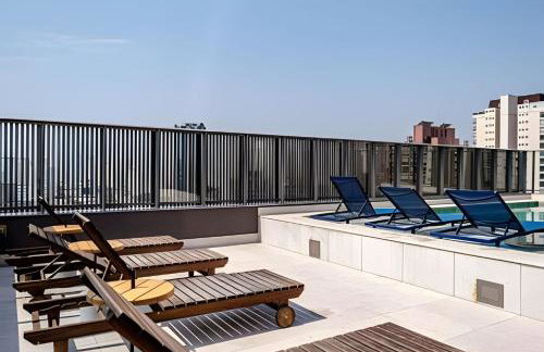 Studio Moderno com Piscina a 5 min a pé do Nubank Parque-901 - Foto 43