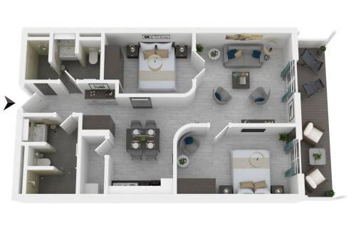 Achterndieck - Modernes 5-Sterne Erdgeschoss-Apartment mit Balkon - Foto 24