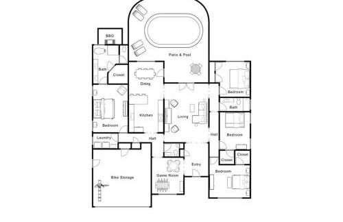 Poolside Place-Game Room-MTB-Friendly - Foto 46