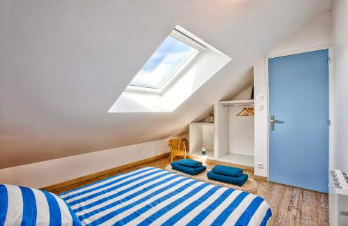 L'effet mer Maison rénovée lumineuse tout confort belle terrasse grand jardin clos sans vis à vis parking jeux pour enfants 5 mn à pied de la plage d'Asnelles et centre bourg - proche Bayeux au coeur des plages du débarquement - Foto 39