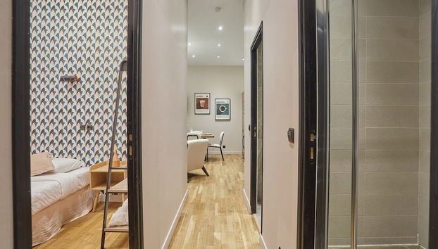 Spacious Air-conditioned Apartment Center of Paris - Foto 5, Habitación