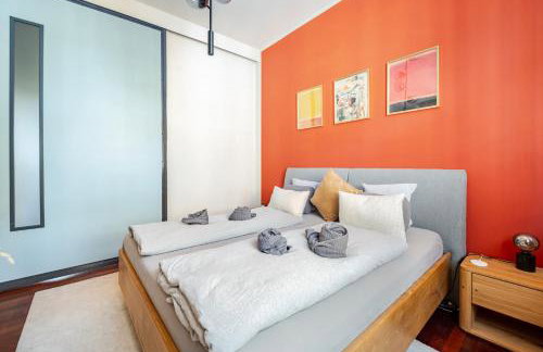 EDLER WOHNRAUM Design-Loft im Graphischen Viertel 2 Schlafzimmer mit Balkon, Miele-Kaffeevollautomat, Miele-Weinkühler, Klima, Lift, Tiefgarage & WLAN 266 Mbps - Foto 4