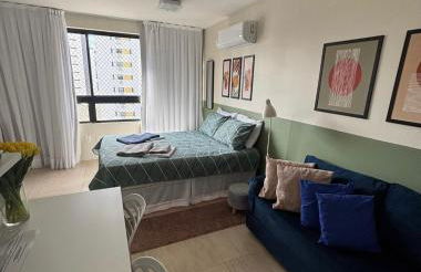 Flat studio na praia de Boa Viagem - Foto 7