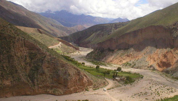Paisajes montañosos de Iruya