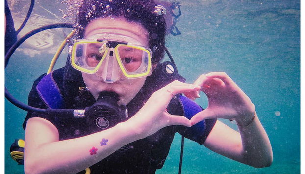 L'amour de la plongée