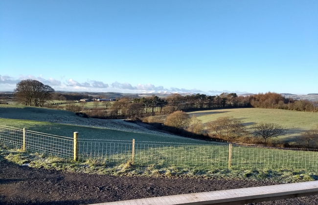 Cleeves Cabins, Ailsa Luxury Lodge With hot tub - Foto 35