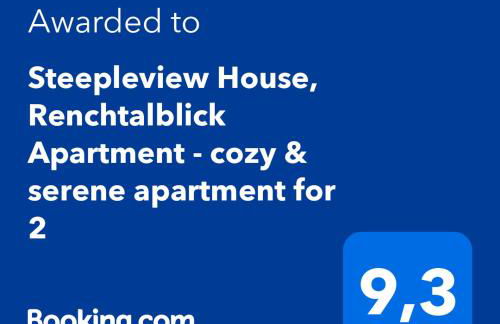 Steepleview House, Renchtalblick Apartment - cozy & serene apartment for 2 - Foto 12