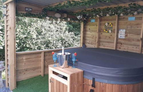 Anglesey new modern shepherds hut with spa hot tub - Foto 6