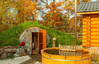 Saunowisko w Krągu - domy Niebieski i Żółty - Foto 7