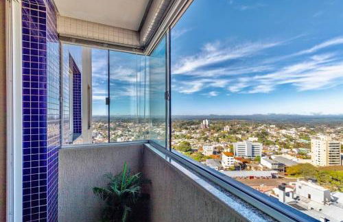 Pôr do sol 18º andar vista da cidade CENTRAL, Garagem NOVO - Foto 5