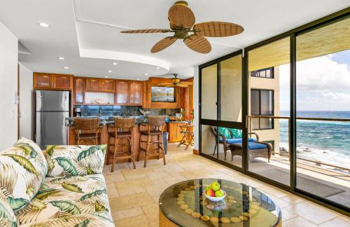 Kuhio Shores 319: Oceanfront in Poipu with A/C! - Foto 3