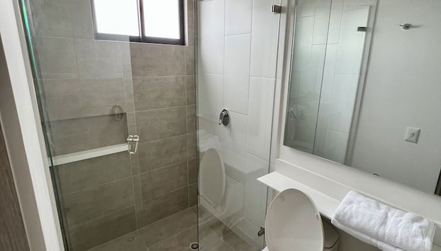 Douche de la salle de bain