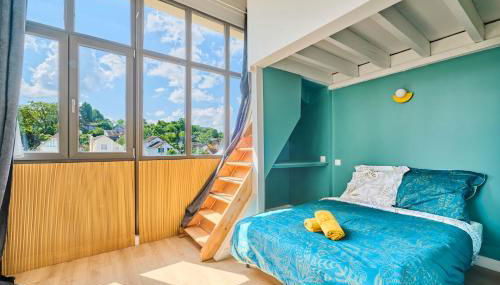 Luxueuse maison Canopée 10 personnes Ouest Paris - Foto 4