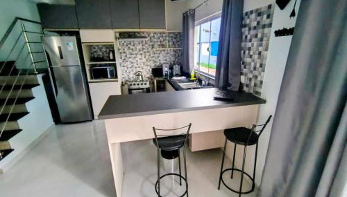 Sobrado a 4 min da Praia com Terraço e Churrasqueira - Foto 3, stove