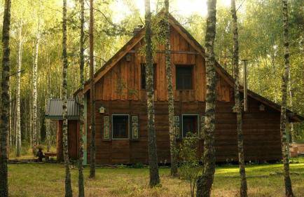 Biały Las Magiczna Stara Chata Puszcza Białowieska - Foto 1